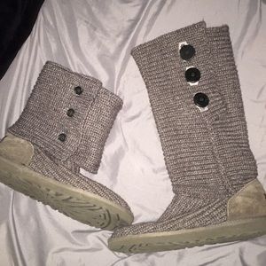 UGG Knit gray boots